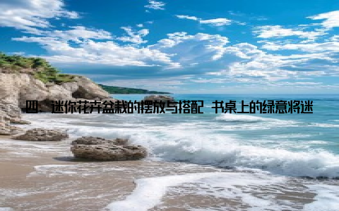 四、迷你花卉盆栽的摆放与搭配 书桌上的绿意将迷你花卉盆栽放置在书桌上, 既能美化桌面, 又能缓解长时间对着电脑的疲劳