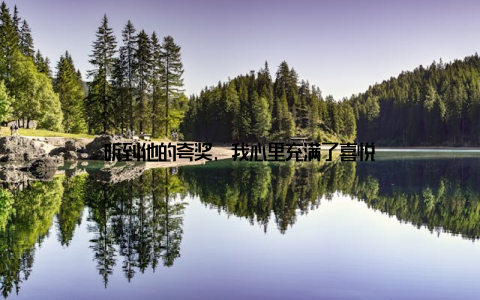 听到他的夸奖, 我心里充满了喜悦