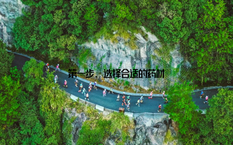 第一步, 选择合适的药材