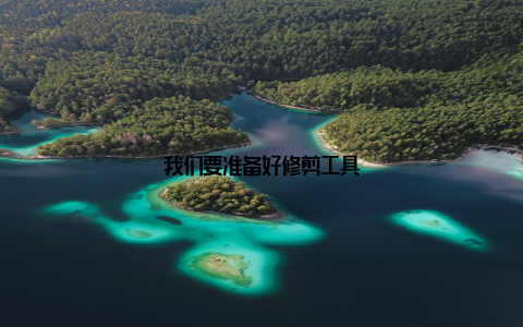 我们要准备好修剪工具