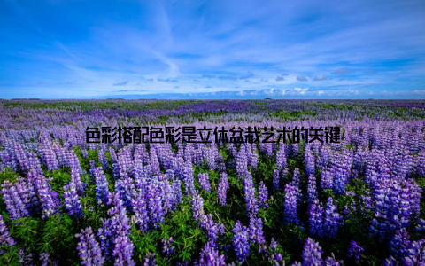 色彩搭配色彩是立体盆栽艺术的关键